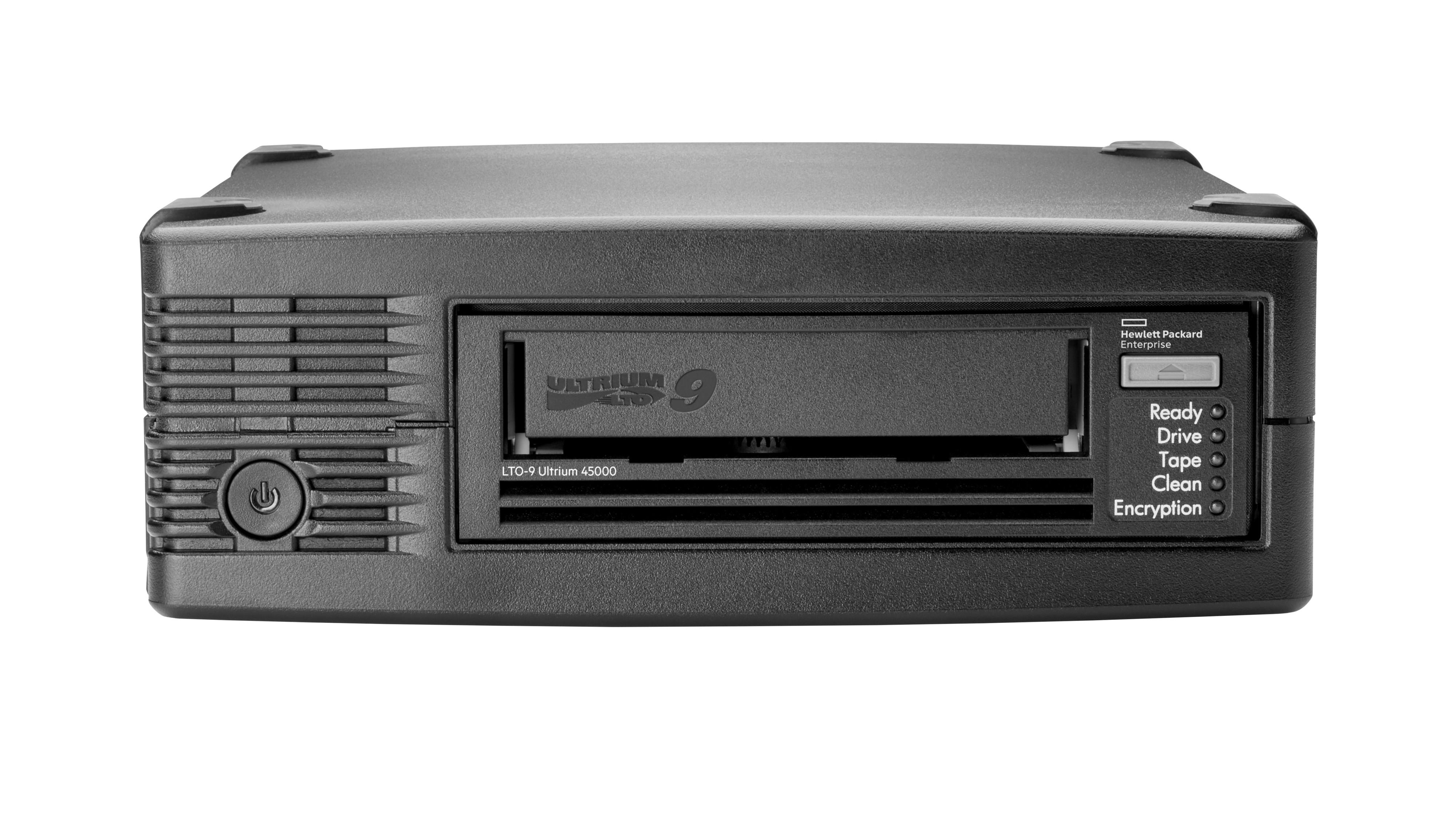 hpe external tape drive lto-9 45tb