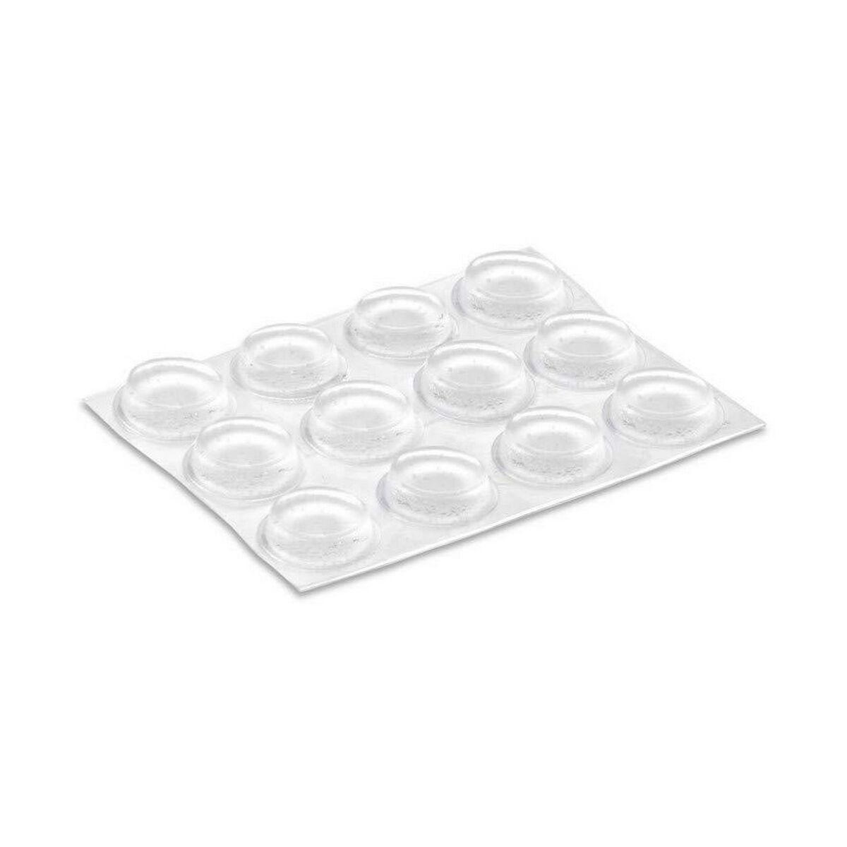 inofix self-adhesive pads transparent 12.7x3.5mm 14 units