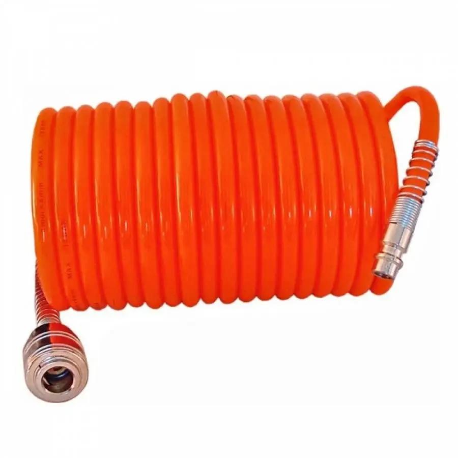 dedra compressed air hose spiral 10m 12bar