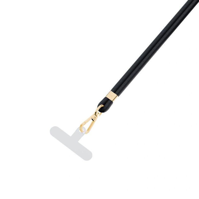 3mk phone lanyard easyclip black/gold