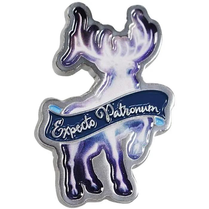 harry potter badge expecto patronum enamel one size