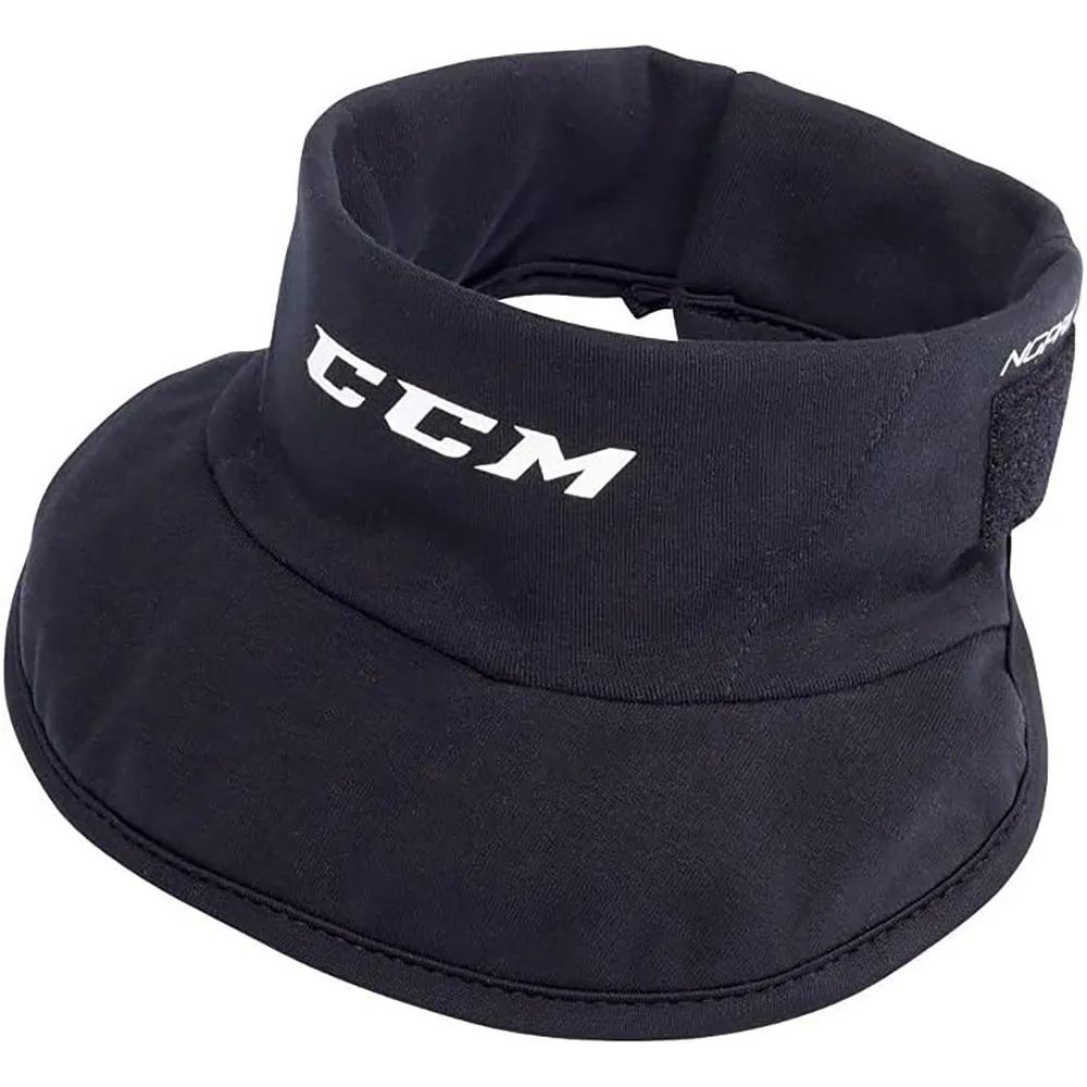 ccm neck guard pro cut resistant black l/xl