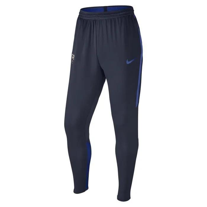 nike sweatpants fc barcelona dry strike blue m