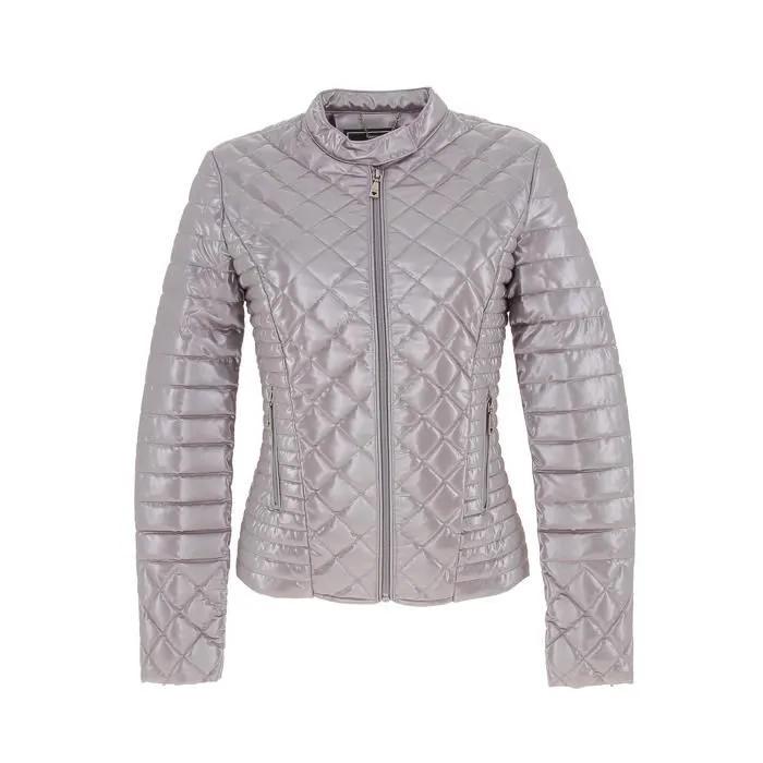 guess quilted jacket slim fit grey s