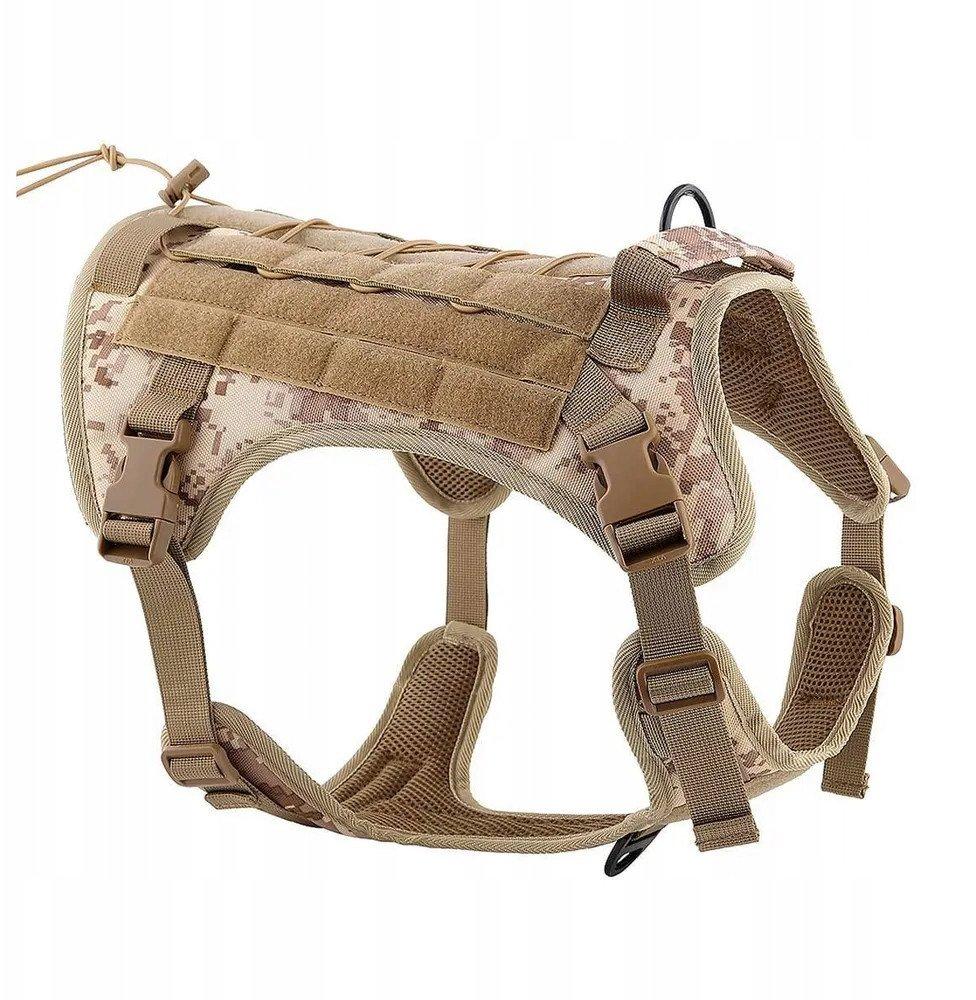 amiplay dog harness tactical xl brown