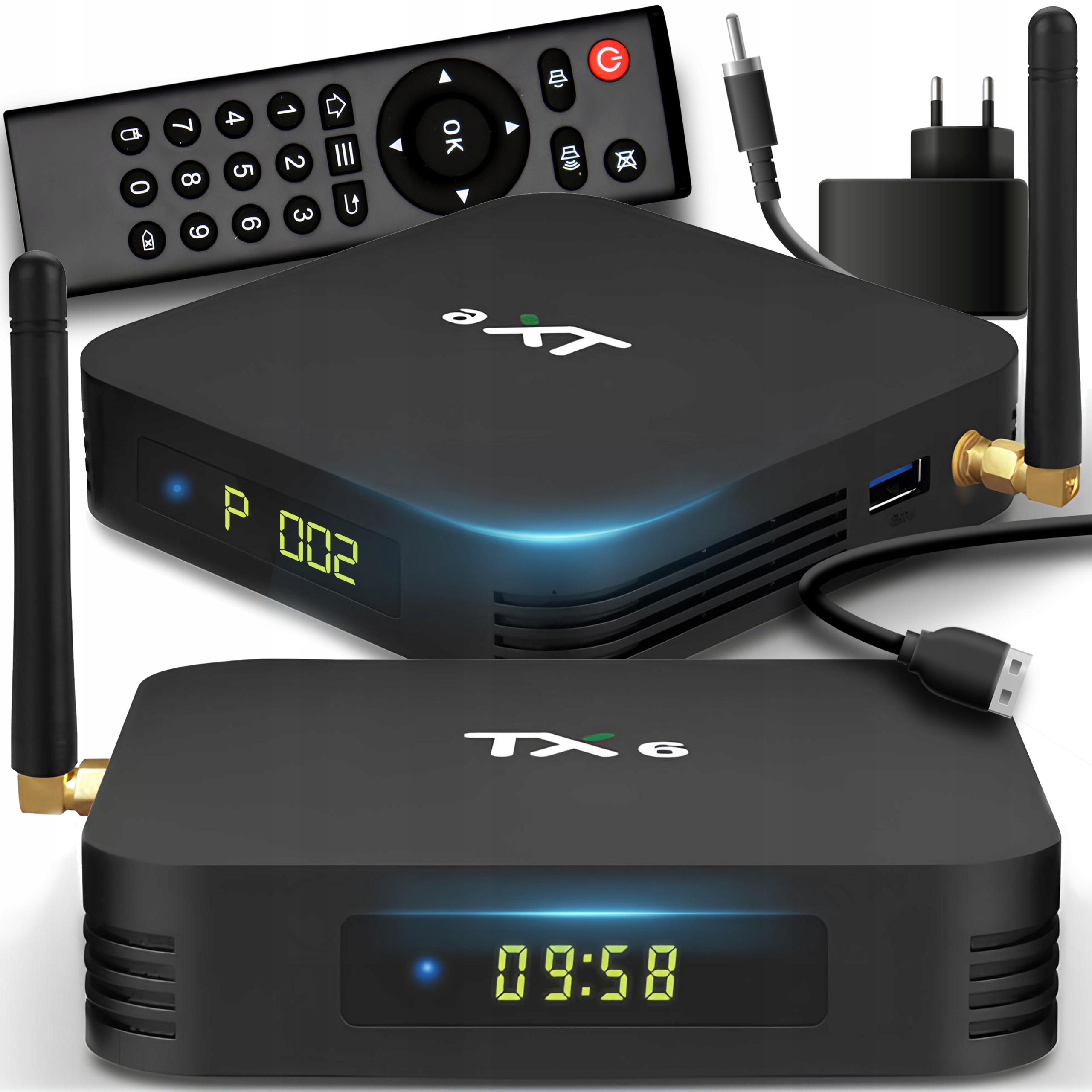 ret00 smart tv box tx6 android 9 4/32 gb