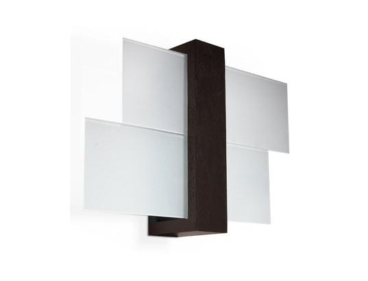 sollux wall lamp feniks 1 wenge 1x60w