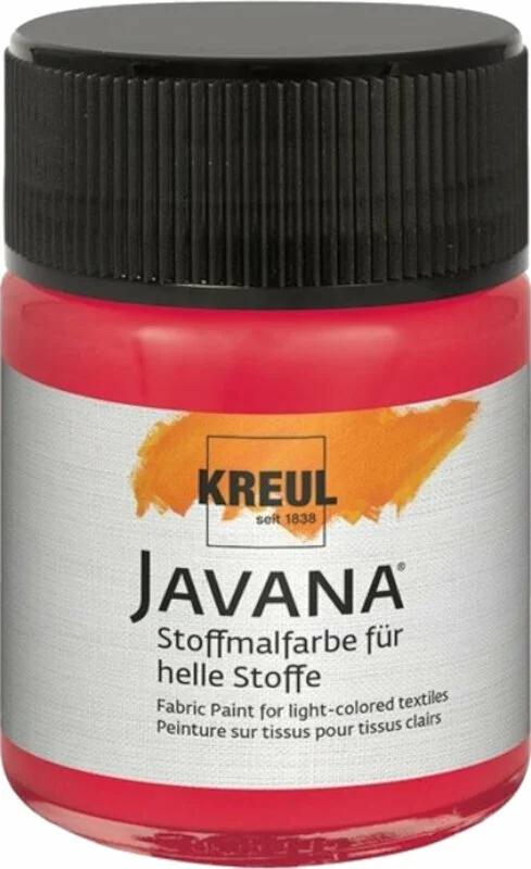 kreul textile paint javana carmine red 50ml