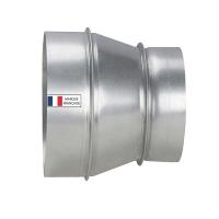 duct reducer 80/100 mm galvanized steel