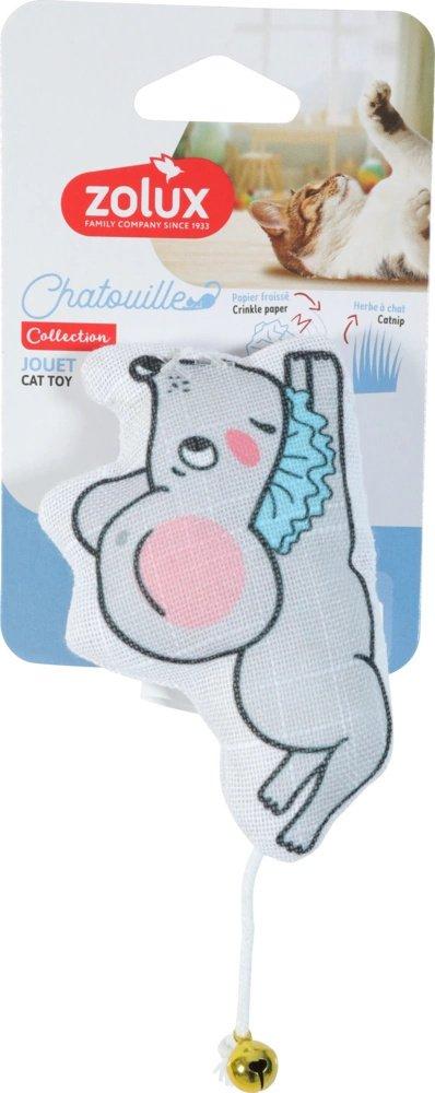 zolux cat toy chatouille mouse with collar 6cm