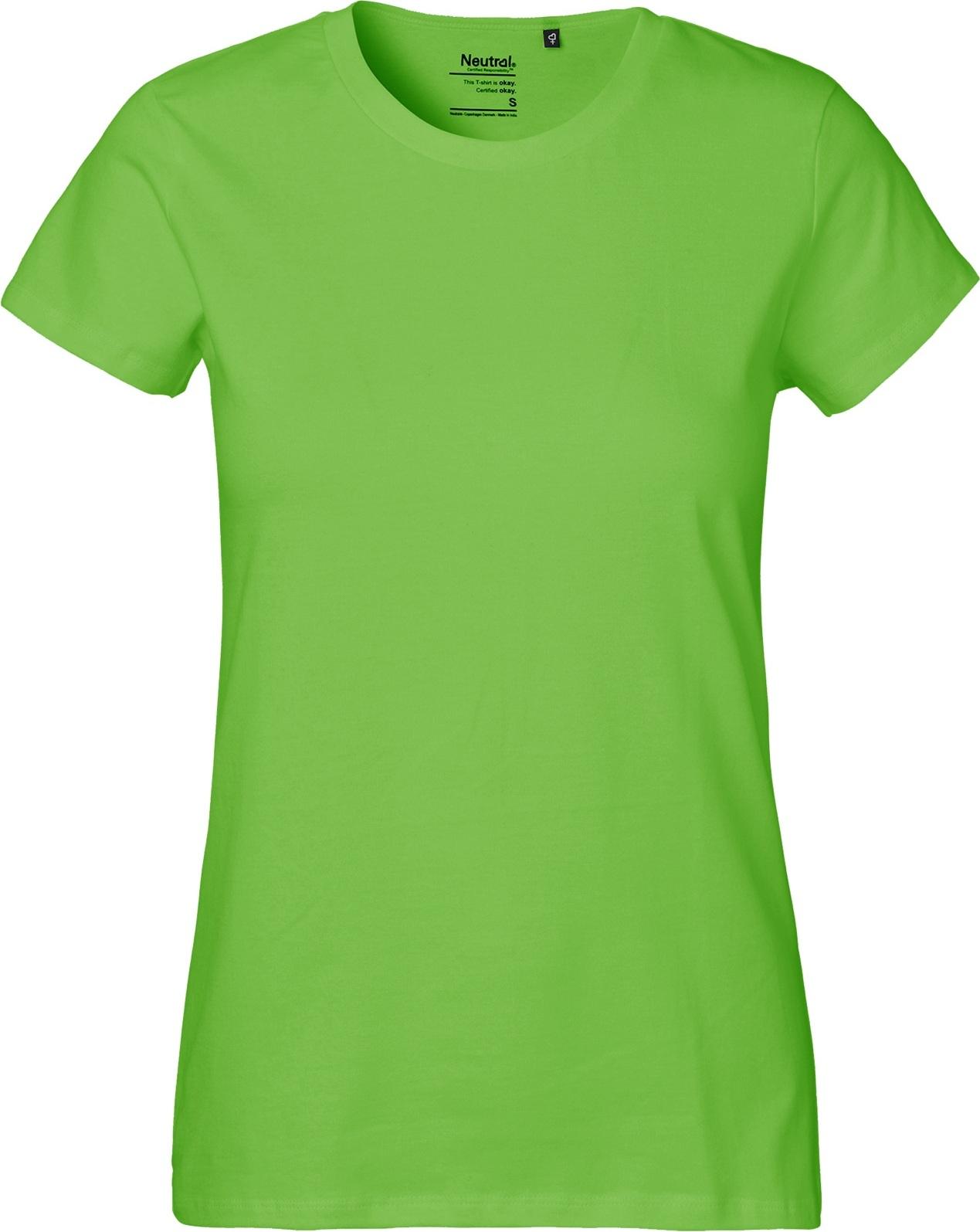 neutral t-shirt classic lime 100% fairtrade cotton xxl
