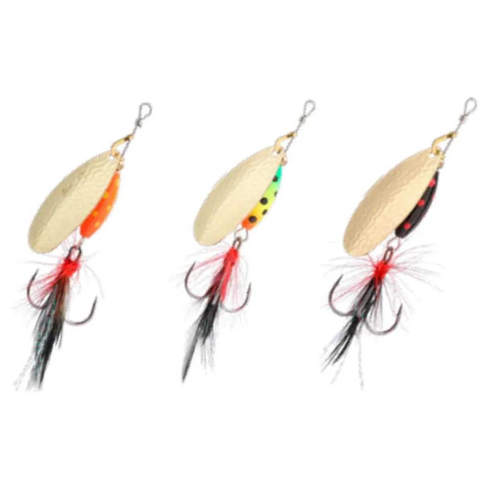 mikado spinner lure m-grub 4 gold/red tiger