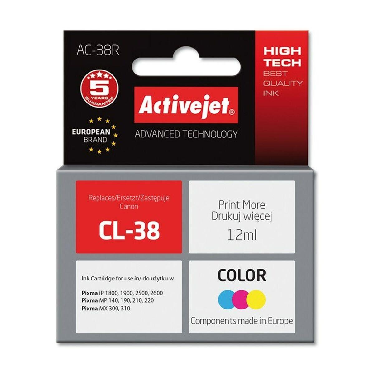 activejet ink cartridge ac-38r premium 12ml