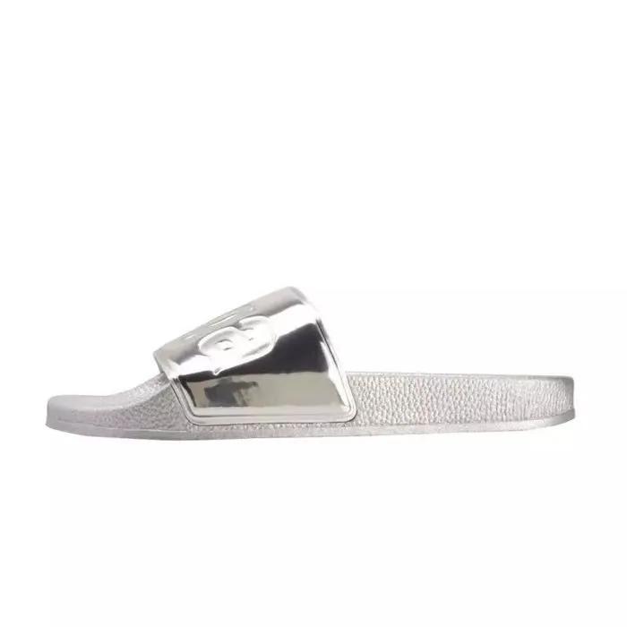superga sandals 1908 pumetu silver 37