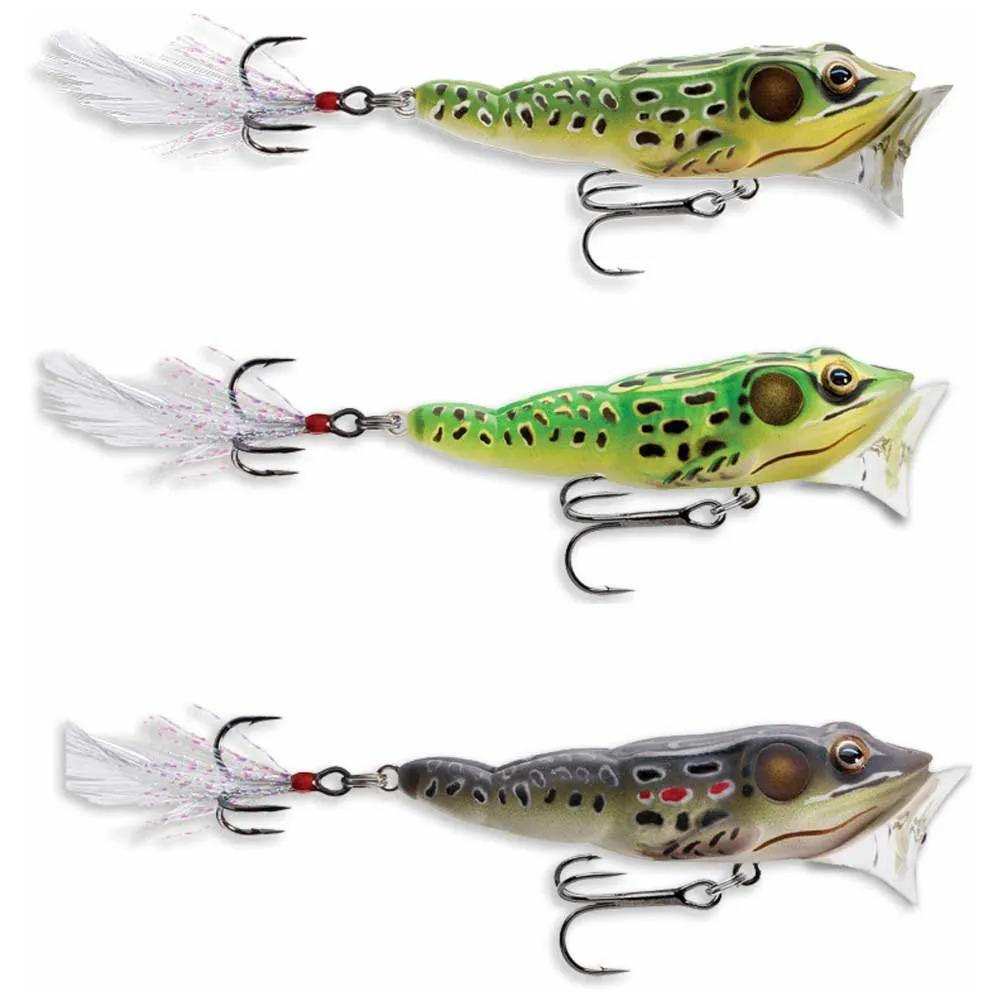 live target fishing lure frog popper 6.5cm 7g