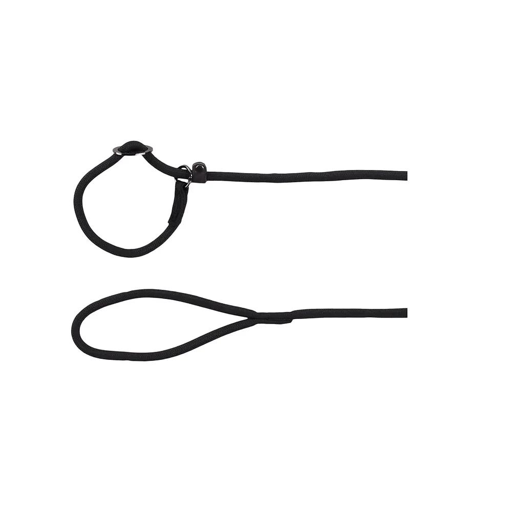 flamingo dog leash aiden anti-pull black 1.7m