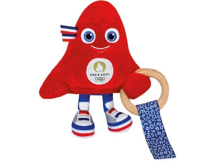 doudou et compagnie hochet mascotte avec anneau bois paris 2024
