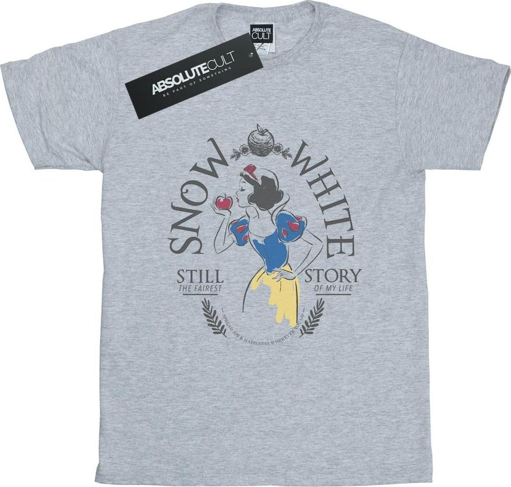 disney t-shirt fairest story grey l