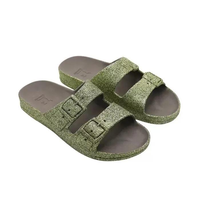 cacatoès sandals trancoso dark kaki