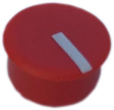 psp knob cover c100-6 red/white 1 pc