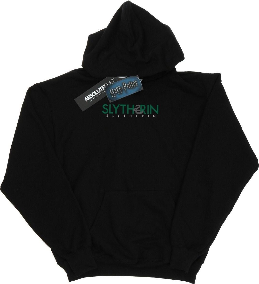 harry potter hoodie slytherin black m