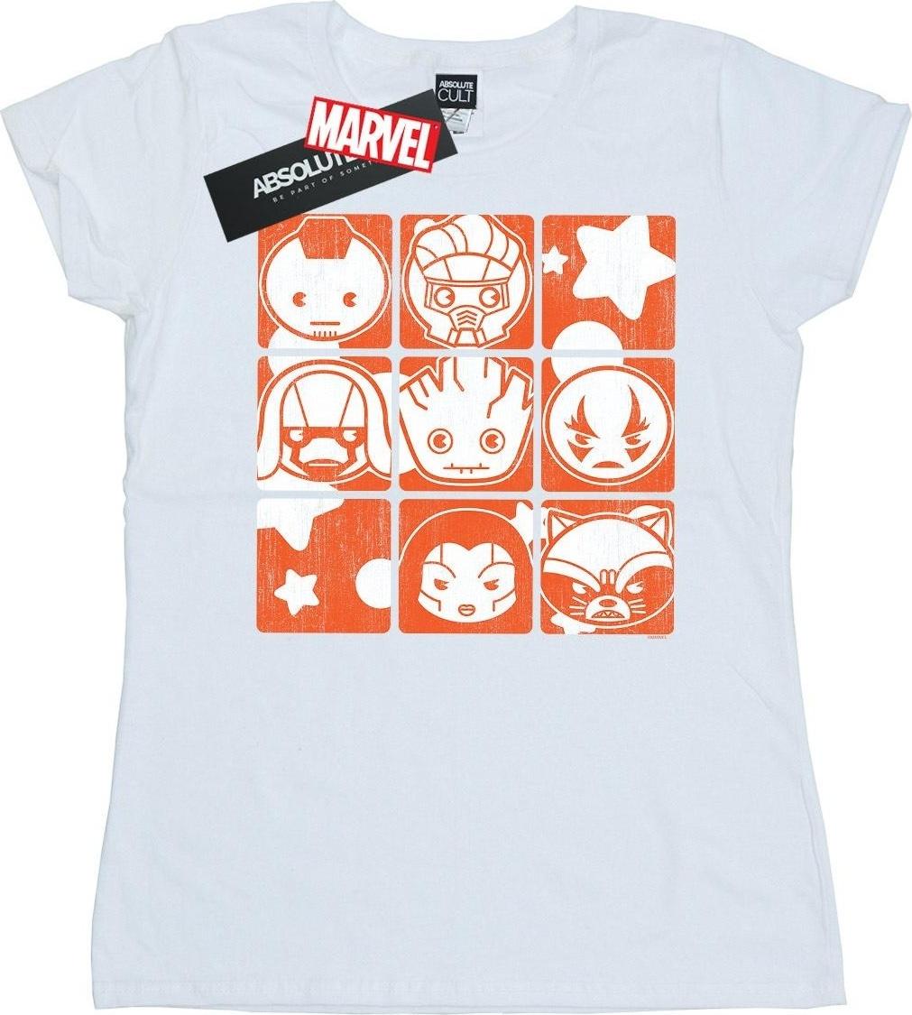 marvel t-shirt guardians of the galaxy white l
