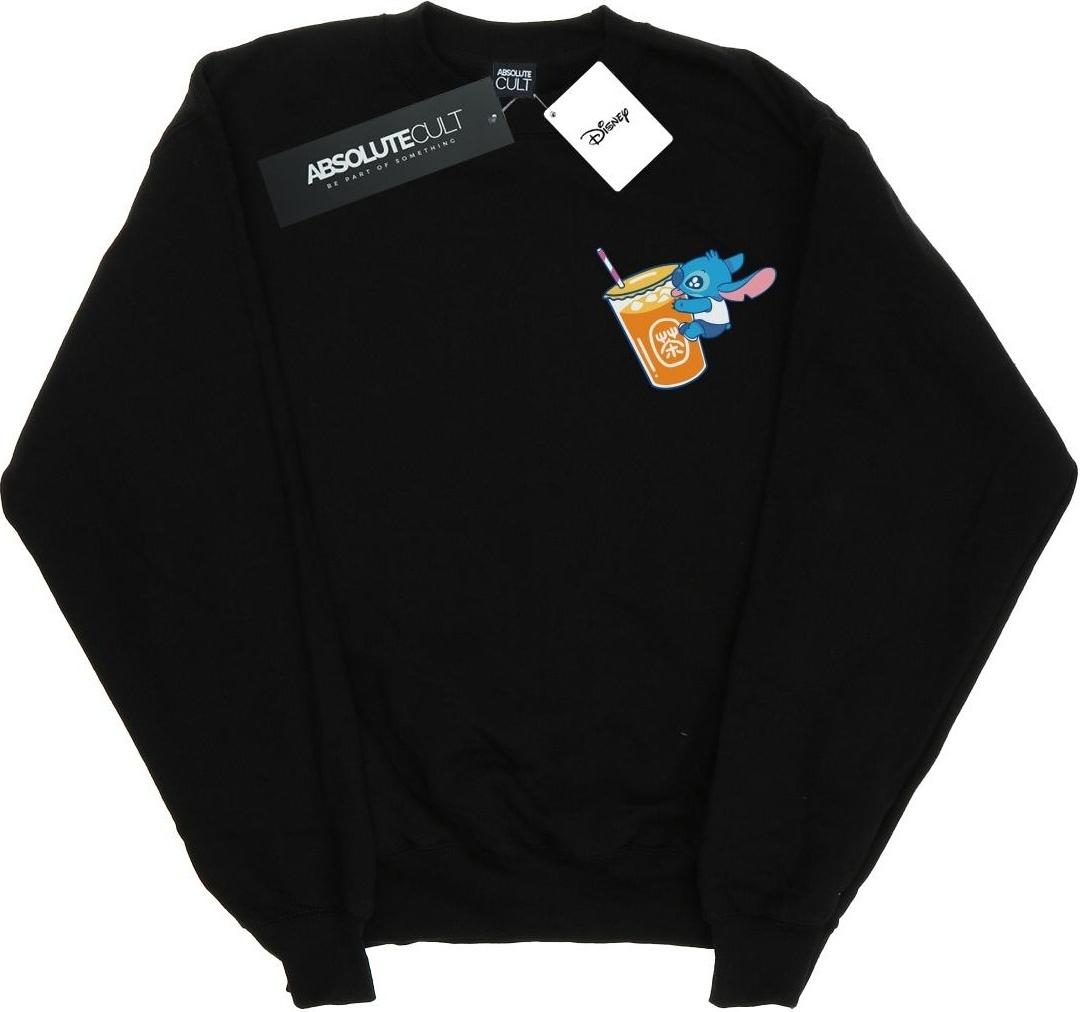 disney sweatshirt lilo and stitch printed black