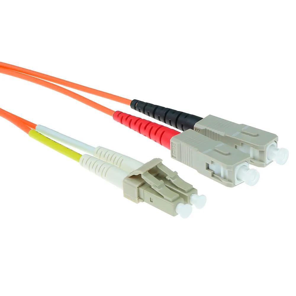 act fiber optic cable rl8510 lc/sc 10m orange
