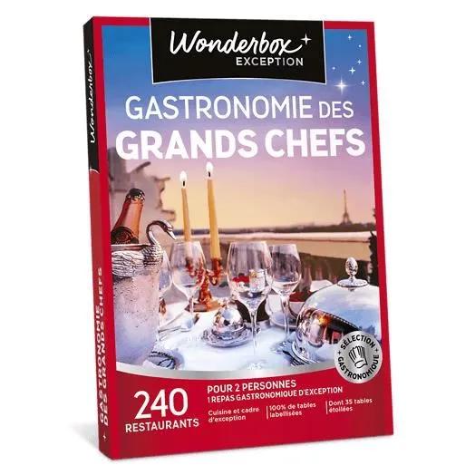 wonderbox gift box gastronomie des grands chefs 240 experiences