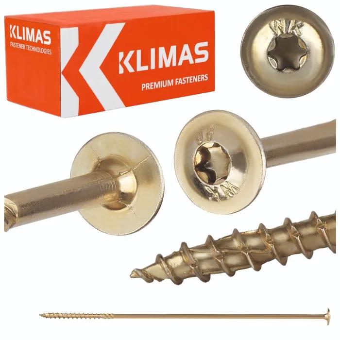 klimas wood screws 8x360 tx 50 pack