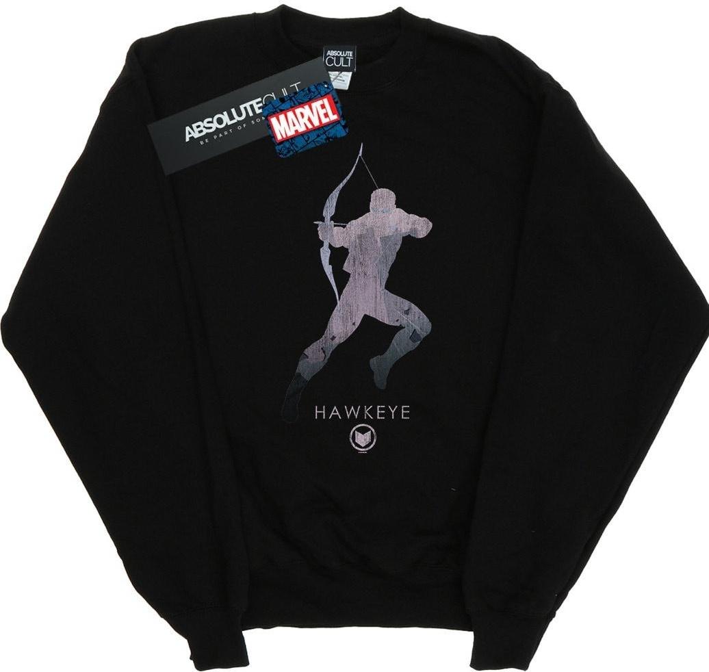marvel sweatshirt silhouette black xl
