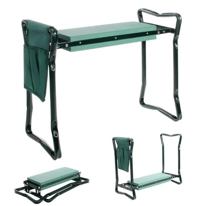 todeco garden kneeler bench with tool pouch 110kg capacity
