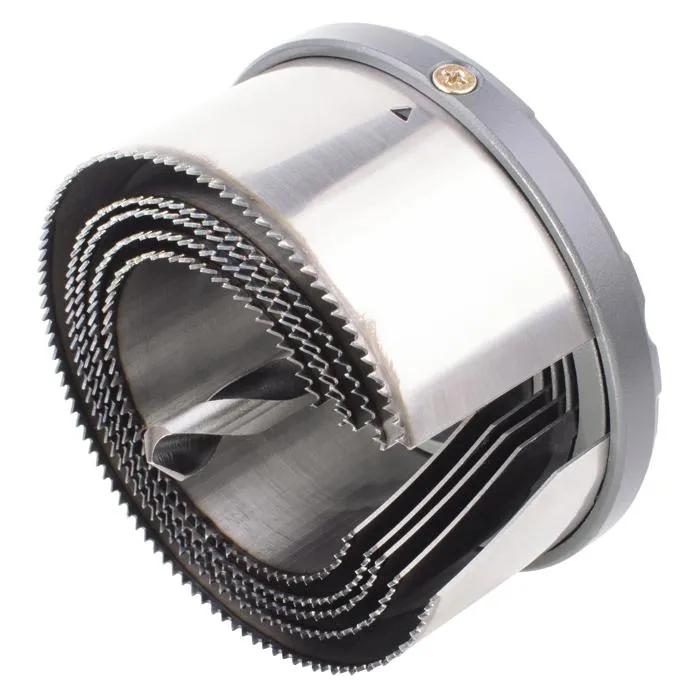 wolfcraft hole saw set 5 blades 60 to 95 mm