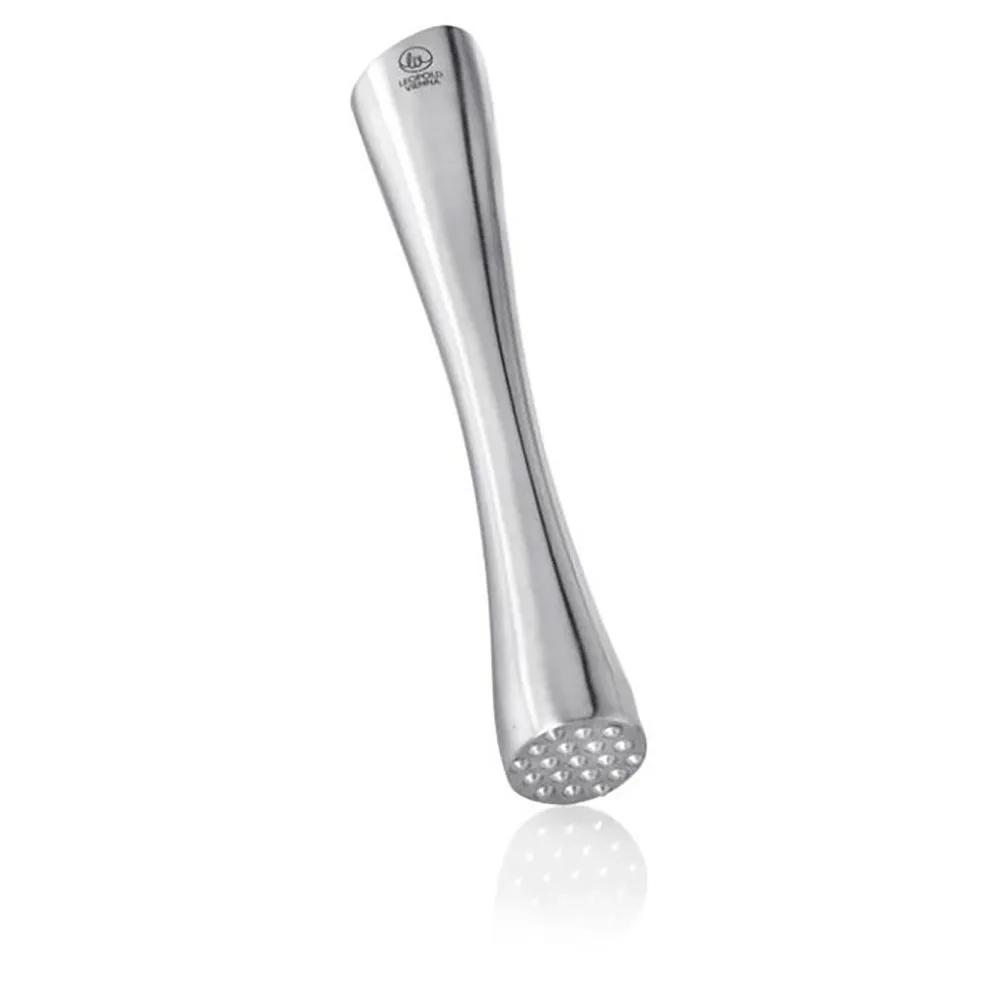 leopold cocktail muddler stainless steel 19cm