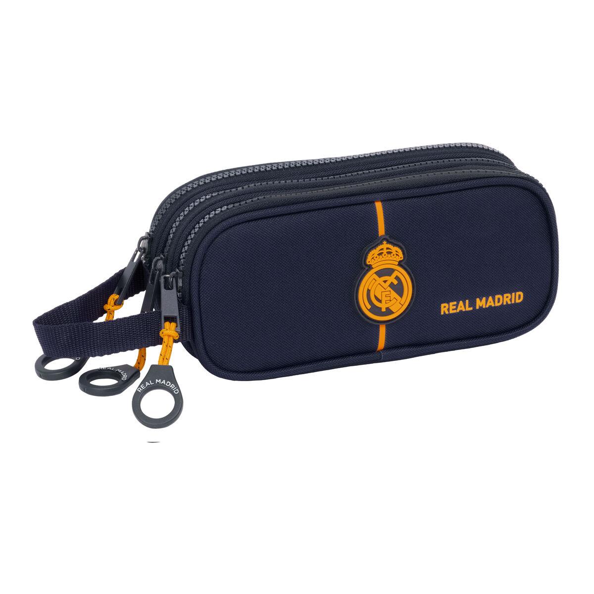 safta pencil case real madrid 2nd kit 24/25 blue