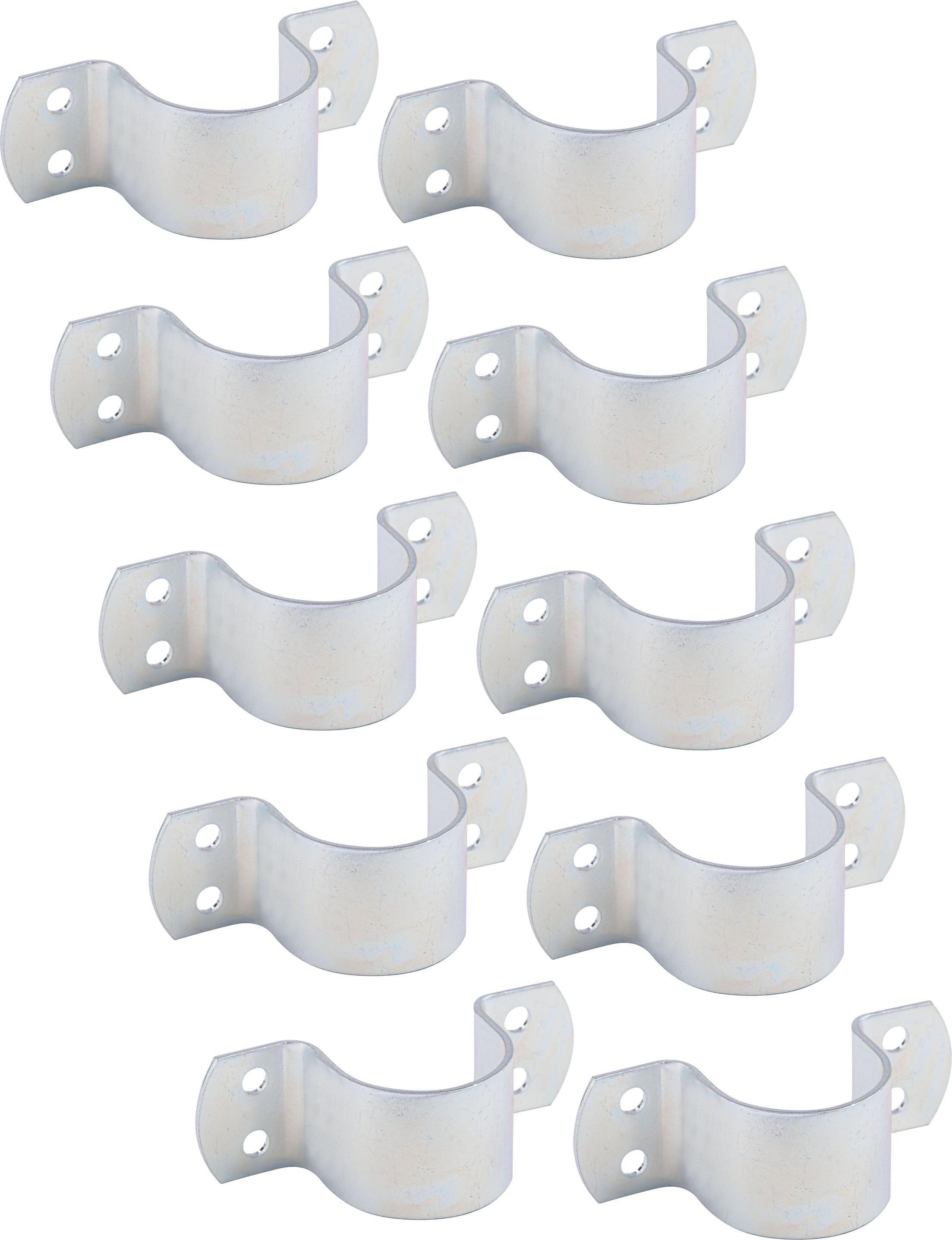 alberts pipe clamp 1 2/3 inch galvanized 10 pack