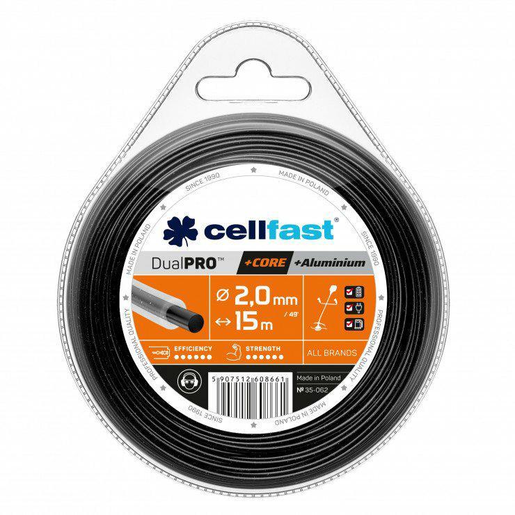 cellfast trimmer line dual pro 2.0mm 15m