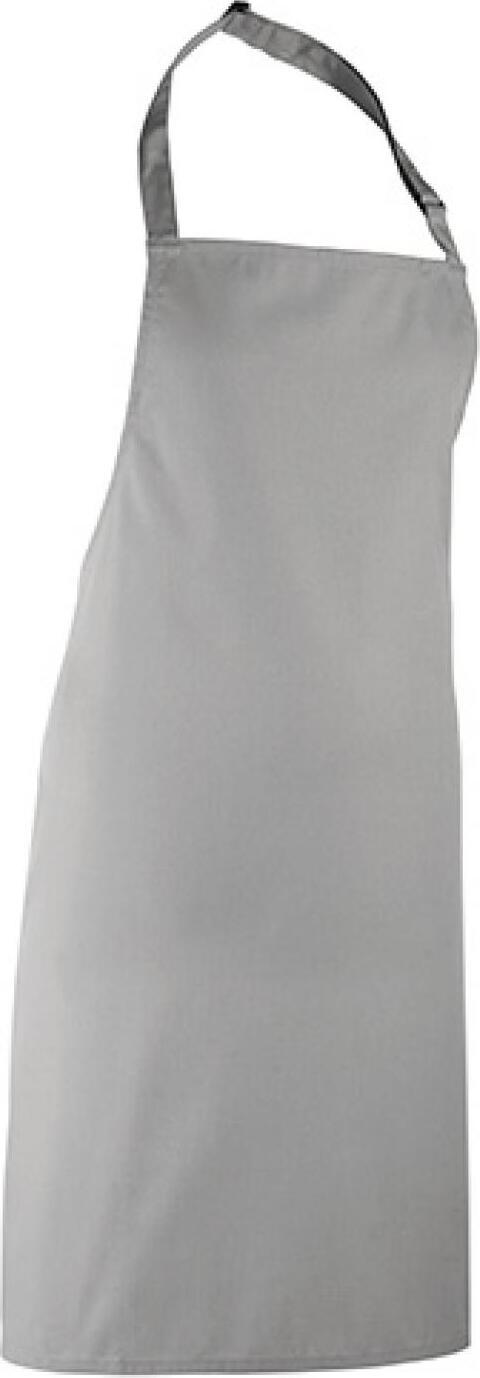 premier workwear bib apron pr150 silver one size