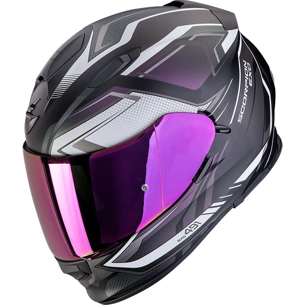 scorpion full face helmet exo-491 zumo black l