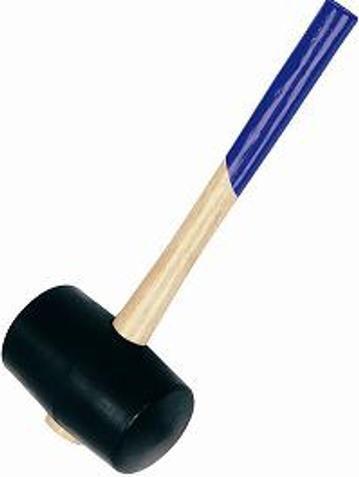 sieger rubber mallet 65mm with handle