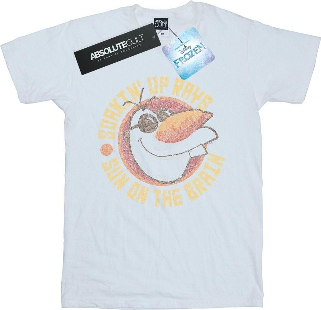 disney t-shirt frozen sun on the brain 4xl white
