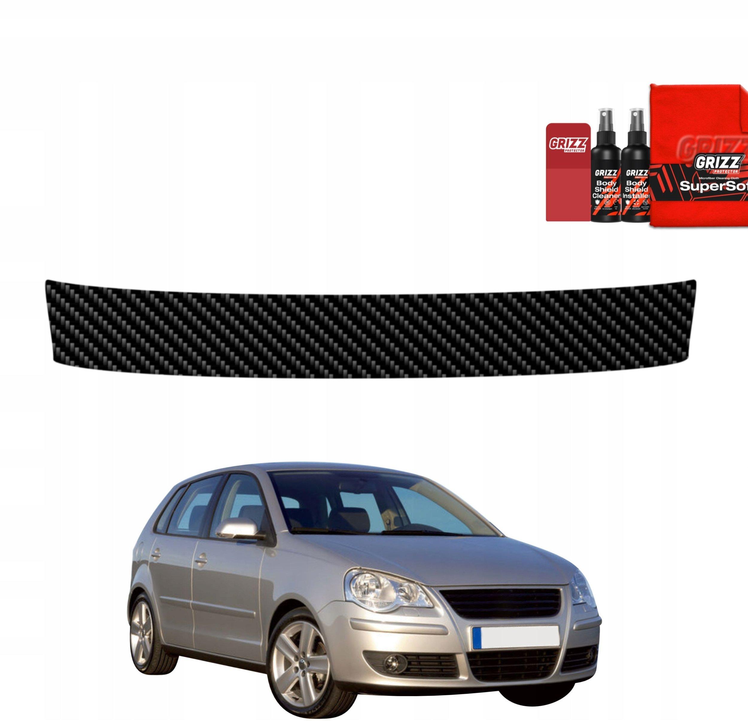 grizz protector bumper protection film volkswagen polo hatchback 5d carbon
