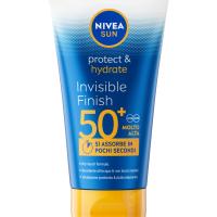 nivea sunscreen protect & hydrate invisible finish spf 50+ 150ml