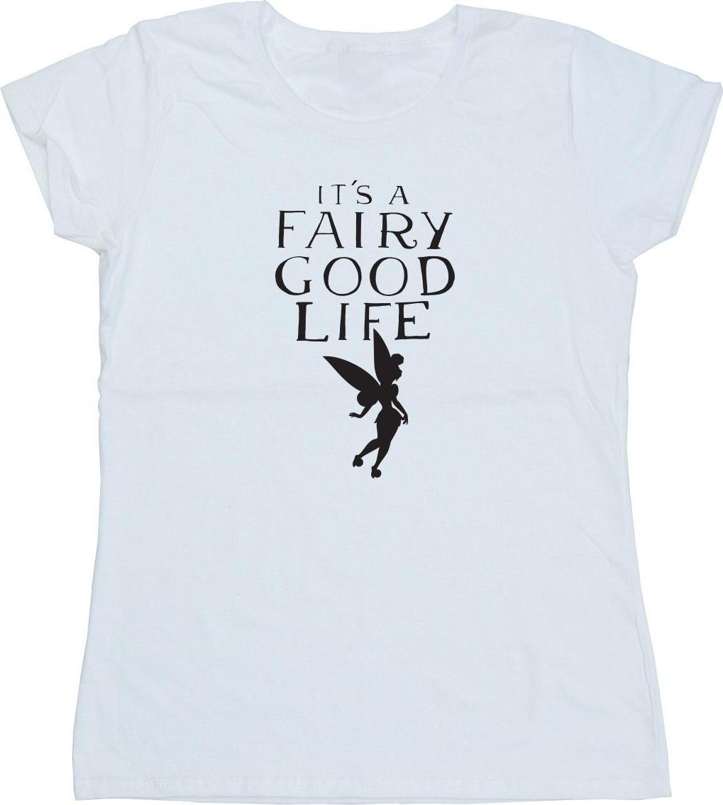 disney t-shirt fairy good life white xl