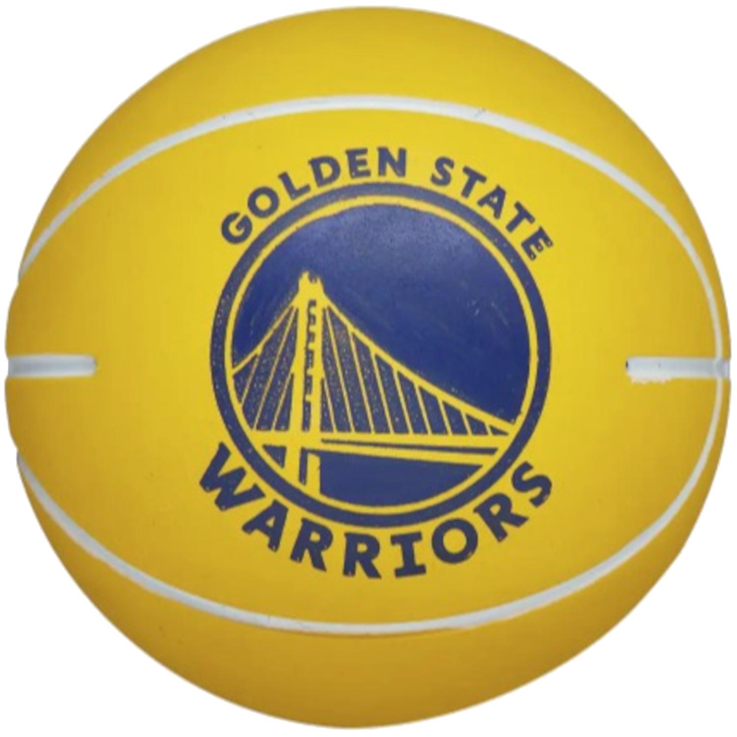 wilson basketball mini ball nba dribbler golden state warriors yellow