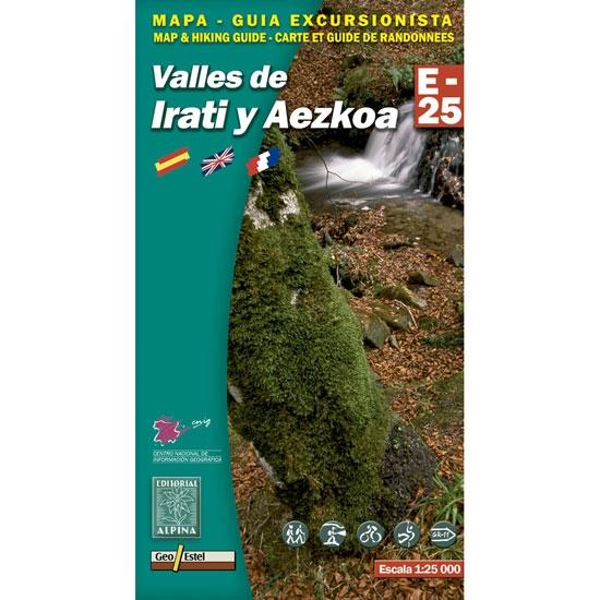 ed. alpina topographic map irati aezkoa 1:25000