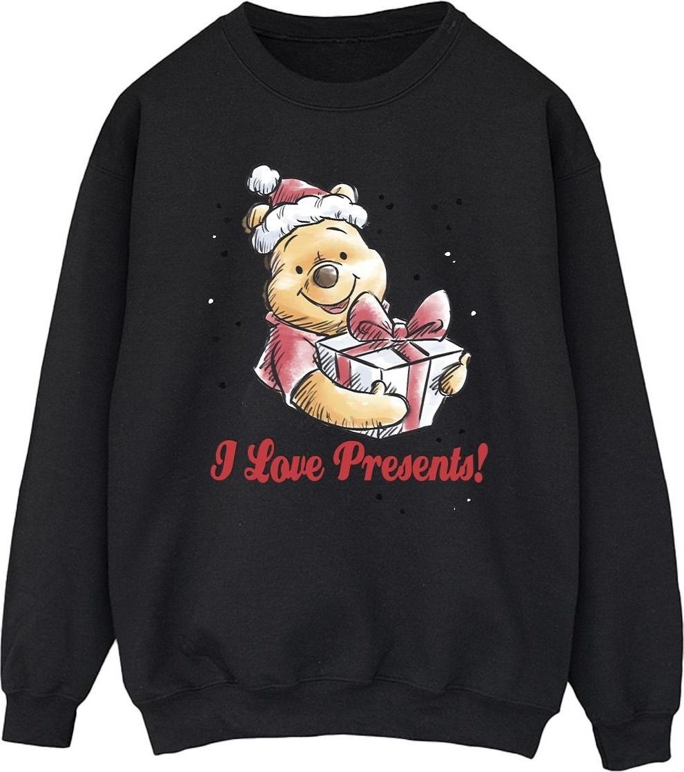 disney sweatshirt presents winnie the pooh black xl