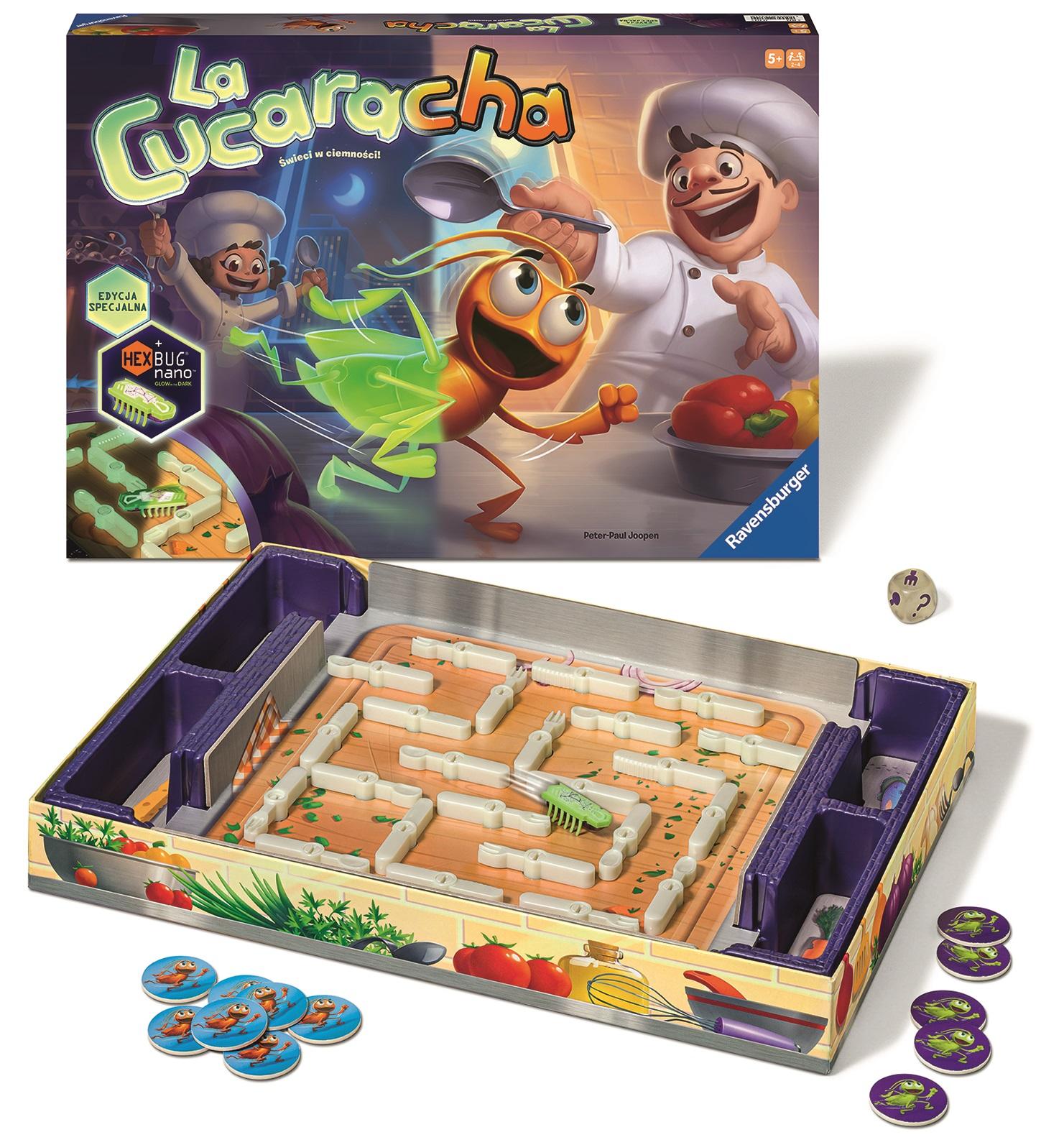 ravensburger board game la cucaracha special edition glow in the dark