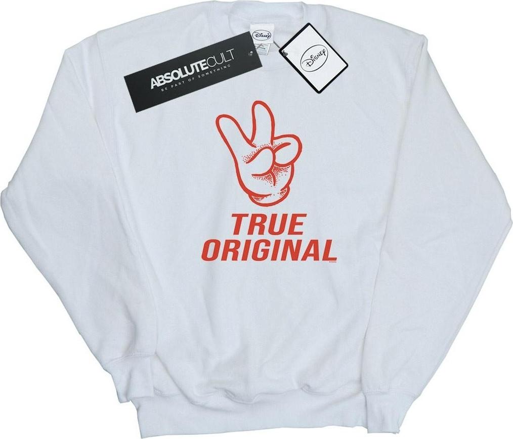 disney sweatshirt true original mickey mouse white l