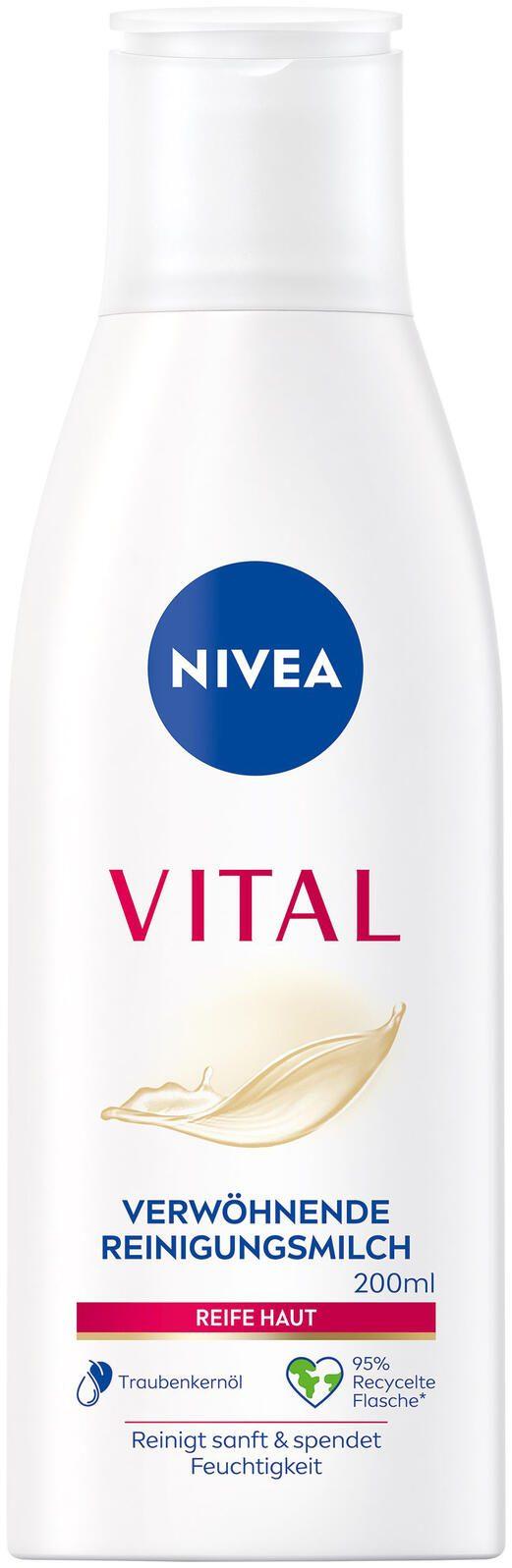nivea facial cleansing milk vital 200ml